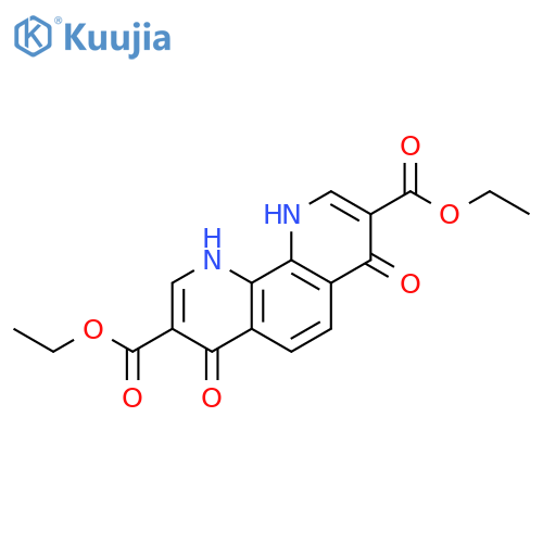 1,10-Phenanthroline-3,8-dicarboxylic acid, 1,4,7,10-tetrahydro-4,7-dioxo-, 3,8-diethyl ester structure