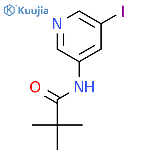 N-(5-Iodo-pyridin-3-yl)-2,2-dimethyl-propionamide structure