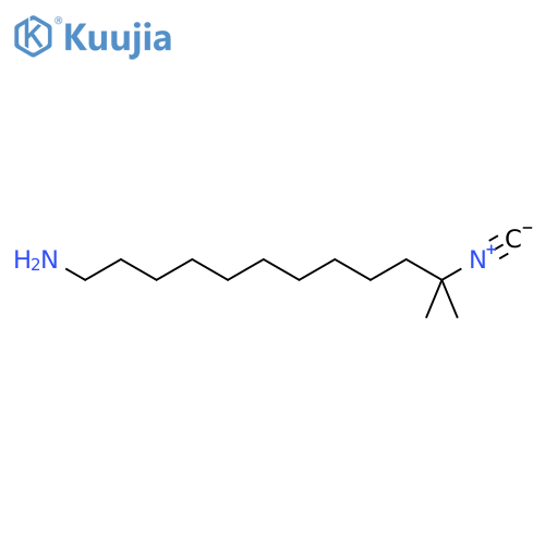1-Dodecanamine, 11-isocyano-11-methyl- structure