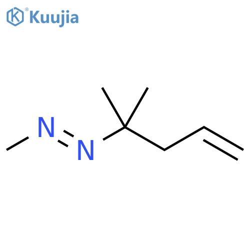 Diazene, (1,1-dimethyl-3-butenyl)methyl-, (1E)- structure