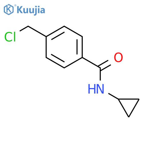 4-(Chloromethyl)-N-cyclopropylbenzamide structure