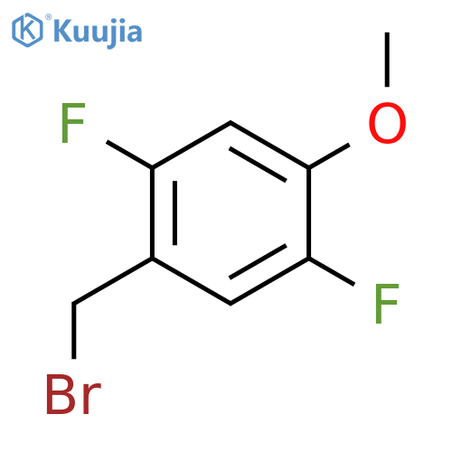 Benzene, 1-(bromomethyl)-2,5-difluoro-4-methoxy- structure