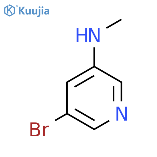 5-Bromo-N-methylpyridin-3-amine structure