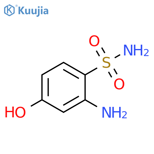 2-amino-4-hydroxybenzene-1-sulfonamide structure