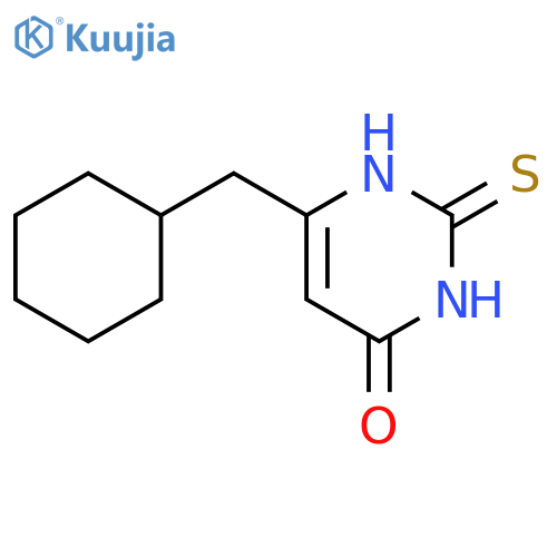 6-(cyclohexylmethyl)-2-thioxo-2,3-dihydropyrimidin-4(1H)-one structure