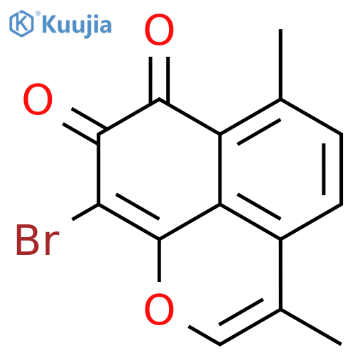 NAPHTHO[1,8-BC]PYRAN-7,8-DIONE, 9-BROMO-3,6-DIMETHYL- structure
