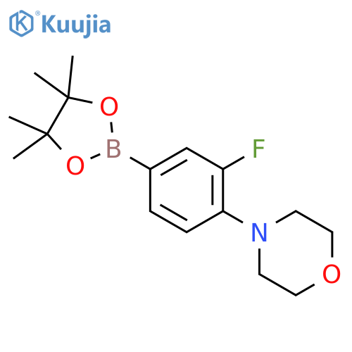 (3-Fluoro-4-Morpholinophenyl)Boronic Acid Pinacol Ester structure