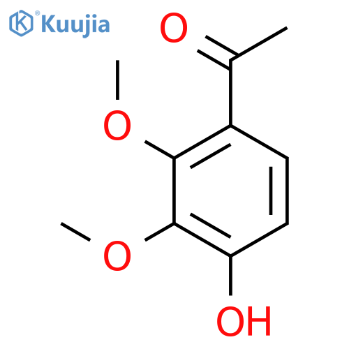 1-(4-hydroxy-2,3-dimethoxyphenyl)ethanone structure