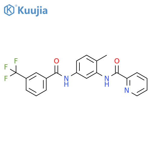 2-Pyridinecarboxamide,N-[2-methyl-5-[[3-(trifluoromethyl)benzoyl]amino]phenyl]- structure