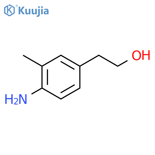 Benzeneethanol,4-amino-3-methyl- structure