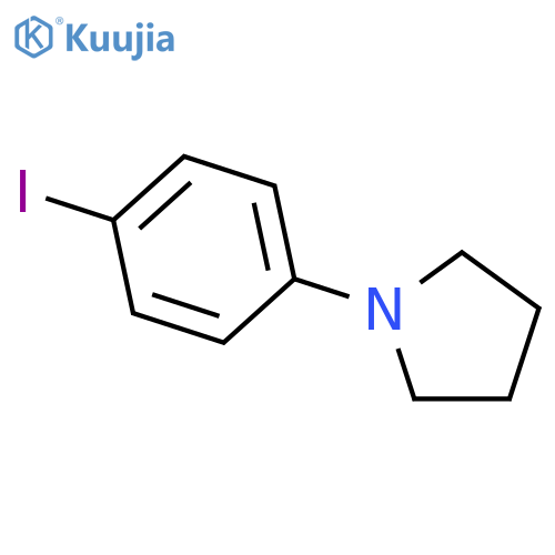Pyrrolidine, 1-(4-iodophenyl)- structure