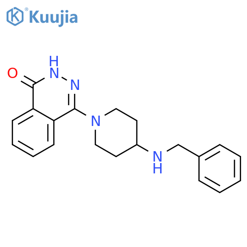 1(2H)-Phthalazinone, 4-[4-[(phenylmethyl)amino]-1-piperidinyl]- structure