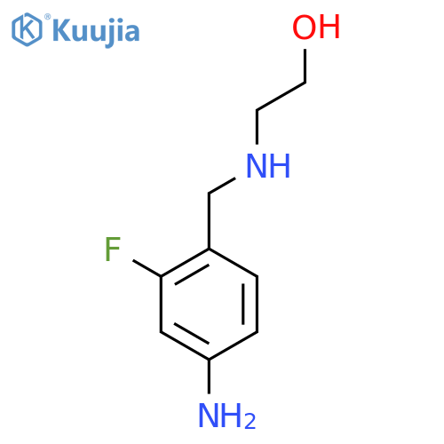 2-(4-Amino-2-fluoromethylanilino)-1-ethanol structure