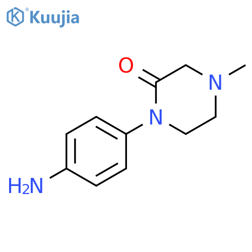 1-(4-aminophenyl)-4-methyl-2-Piperazinone structure