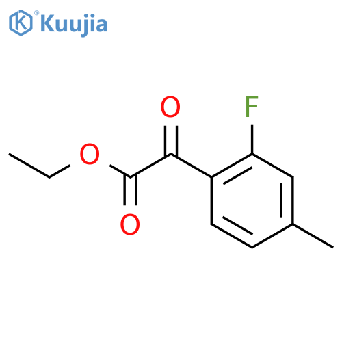 Ethyl 2-Fluoro-4-methylbenzoylformate structure