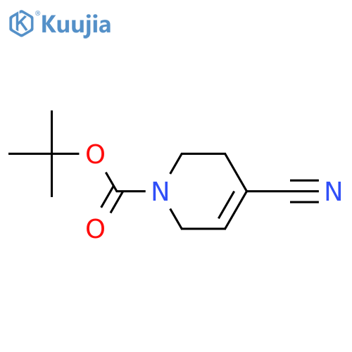 Tert-Butyl 4-cyano-5,6-dihydropyridine-1(2H)-carboxylate structure