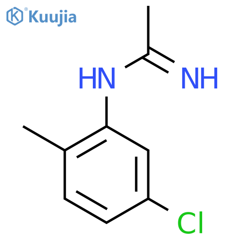 Ethanimidamide, N-(5-chloro-2-methylphenyl)- structure