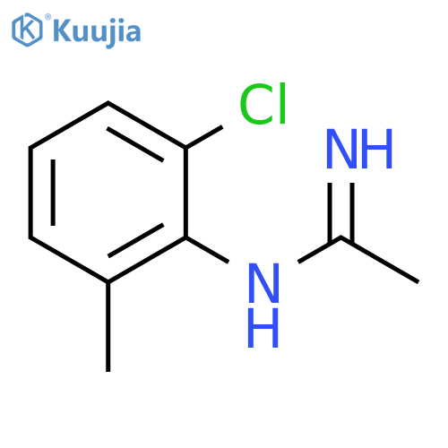 Ethanimidamide, N-(2-chloro-6-methylphenyl)- structure