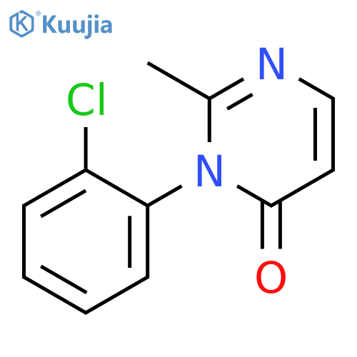 4(3H)-Pyrimidinone, 3-(2-chlorophenyl)-2-methyl- structure