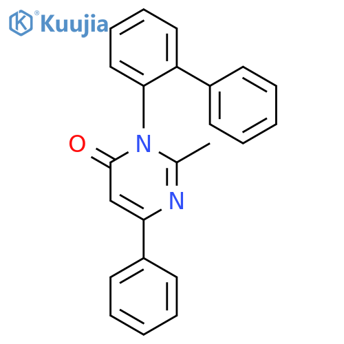 4(3H)-PYRIMIDINONE, 3-[1,1'-BIPHENYL]-2-YL-2-METHYL-6-PHENYL- structure