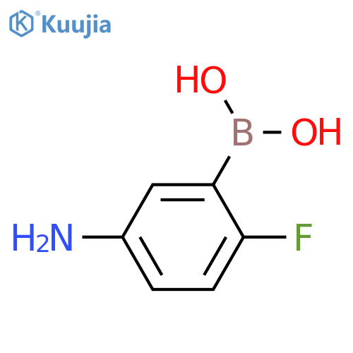 5-Amino-2-fluorophenylboronic Acid structure