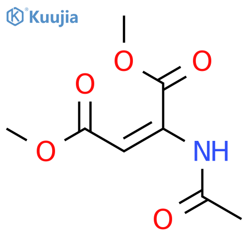 2-Butenedioic acid, 2-(acetylamino)-, dimethyl ester, (E)- structure