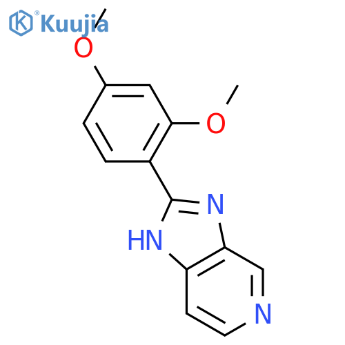 1H-Imidazo[4,5-c]pyridine, 2-(2,4-dimethoxyphenyl)- structure