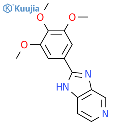 1H-Imidazo[4,5-c]pyridine, 2-(3,4,5-trimethoxyphenyl)- structure