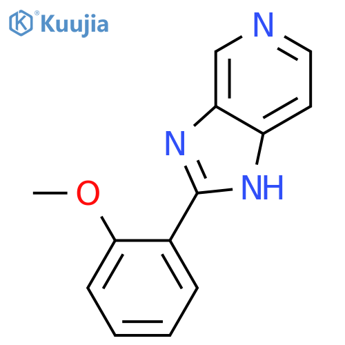 1H-Imidazo[4,5-c]pyridine, 2-(2-methoxyphenyl)- structure