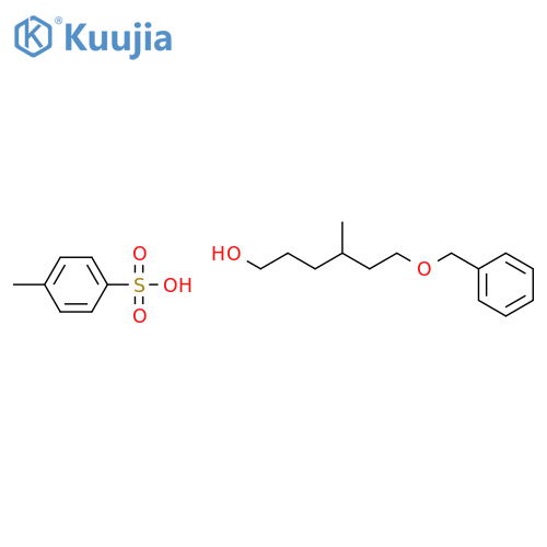 1-Hexanol, 4-methyl-6-(phenylmethoxy)-, 4-methylbenzenesulfonate structure