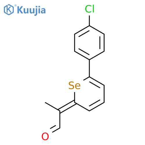 Propanal, 2-[6-(4-chlorophenyl)-2H-selenin-2-ylidene]- structure