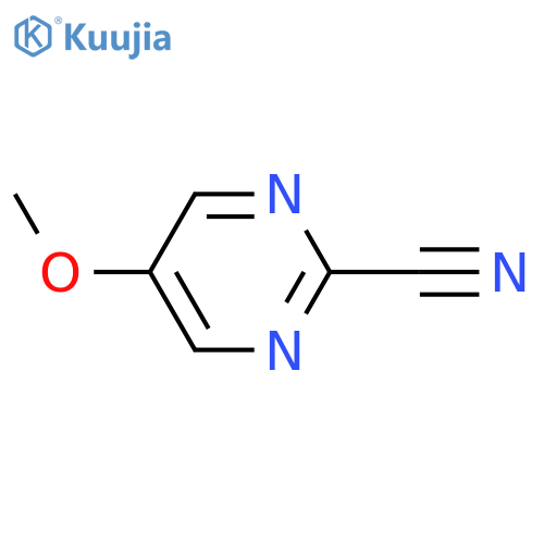 5-methoxypyrimidine-2-carbonitrile structure