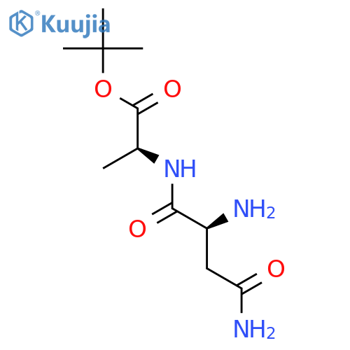 L-ALANINE, N-L-ASPARAGINYL-, 1,1-DIMETHYLETHYL ESTER structure