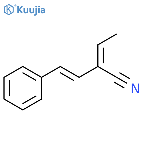 2-Butenenitrile, 2-[(1E)-2-phenylethenyl]-, (2Z)- structure
