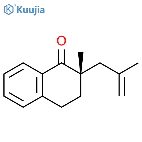 1(2H)-Naphthalenone, 3,4-dihydro-2-methyl-2-(2-methyl-2-propenyl)-,(2S)- structure