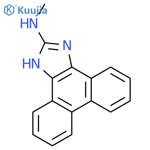 1H-Phenanthro[9,10-d]imidazol-2-amine, N-methyl- structure