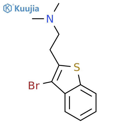 Benzo[b]thiophene-2-ethanamine, 3-bromo-N,N-dimethyl- structure
