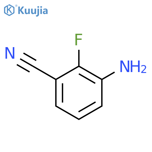 3-Amino-2-fluorobenzonitrile structure