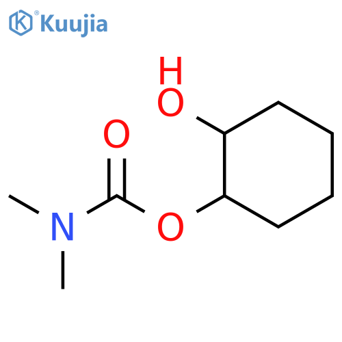 Carbamic acid, dimethyl-, (1S,2R)-2-hydroxycyclohexyl ester structure