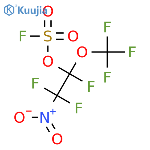 1,2,2-Trifluoro-2-nitro-1-(trifluoromethoxy)ethyl sulfurofluoridate structure