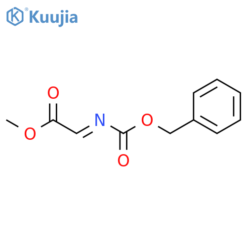 ACETIC ACID, [[(PHENYLMETHOXY)CARBONYL]IMINO]-, METHYL ESTER structure