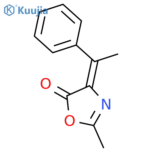 5(4H)-Oxazolone, 2-methyl-4-(1-phenylethylidene)-, (Z)- structure