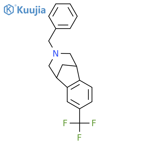 1,5-Methano-1H-3-benzazepine,2,3,4,5-tetrahydro-3-(phenylmethyl)-7-(trifluoromethyl)- structure