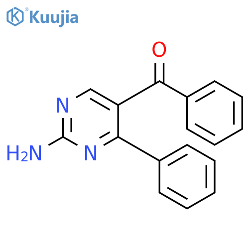 Methanone, (2-amino-4-phenyl-5-pyrimidinyl)phenyl- structure