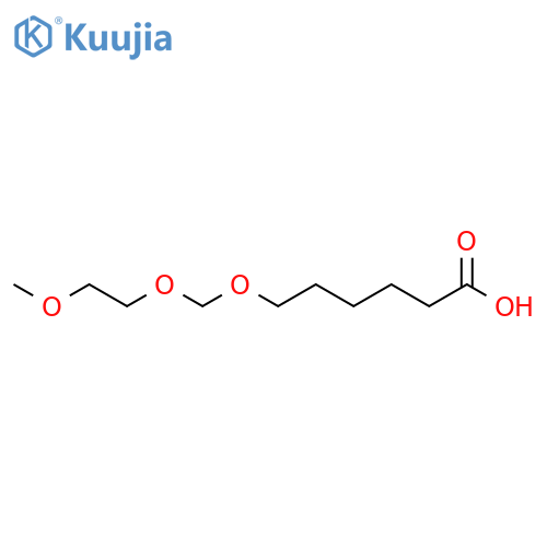 Hexanoic acid, 6-[(2-methoxyethoxy)methoxy]- structure