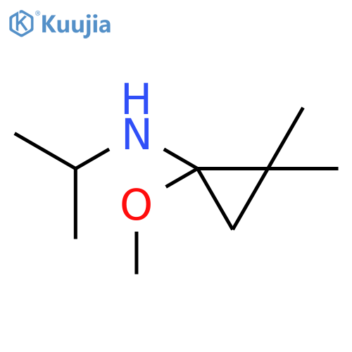 Cyclopropanamine, 1-methoxy-2,2-dimethyl-N-(1-methylethyl)- structure