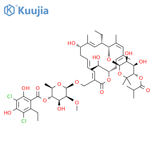 Fidaxomicin structure