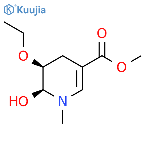 Methyl (2S,3S)-3-ethoxy-2-hydroxy-1-methyl-3,4-dihydro-2H-pyridine-5-carboxylate structure