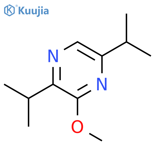 Pyrazine, 3-methoxy-2,5-bis(1-methylethyl)- structure