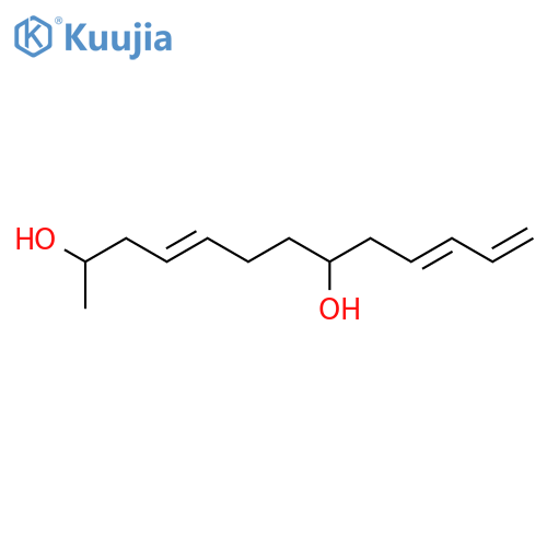 4,10,12-TRIDECATRIENE-2,8-DIOL, (4E,10E)-(-)- structure
